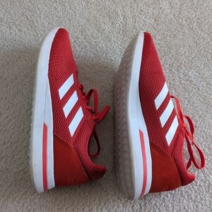Adidas Red and White Ortholite Float Sneakers - 8.5